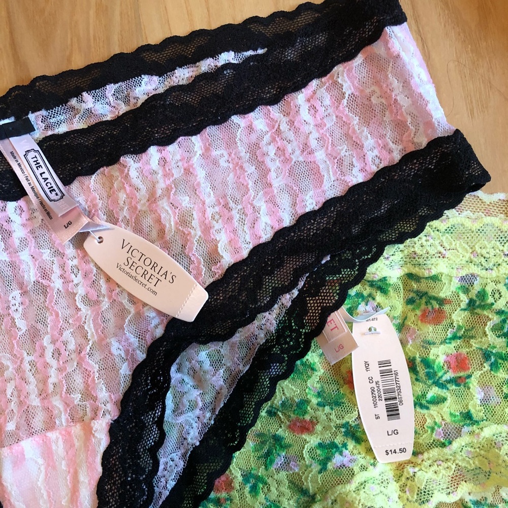 Victoria’s Secret lace panties 2 for 1 size L